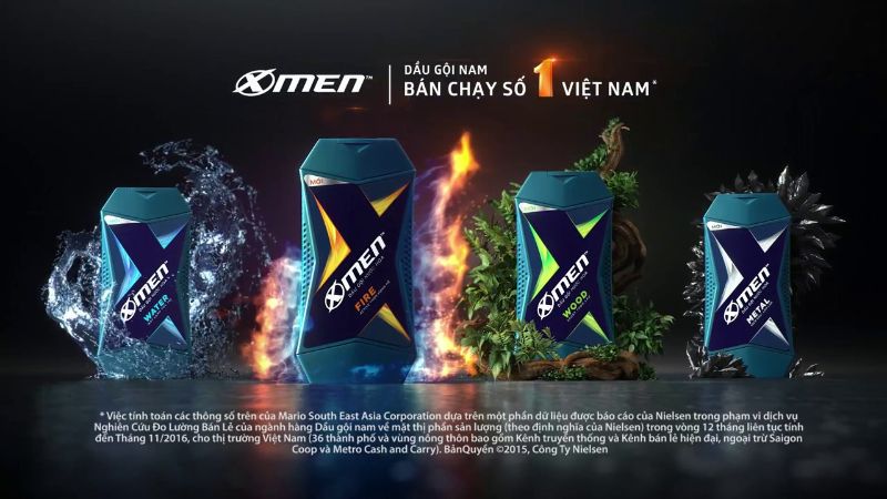 Dầu gội Xmen là sản phẩm dầu gội đầu cho nam đang được yêu thích tại Việt Nam 