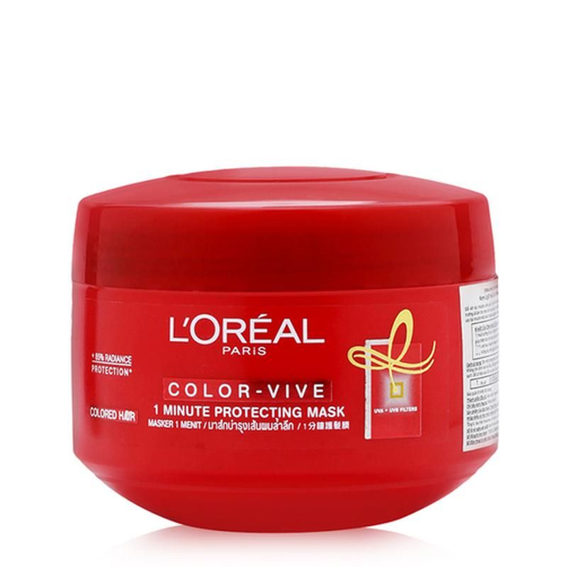 Kem ủ tóc L'oreal Elseve Color Vive Protecting Mask chuyên dành cho tóc nhuộm
