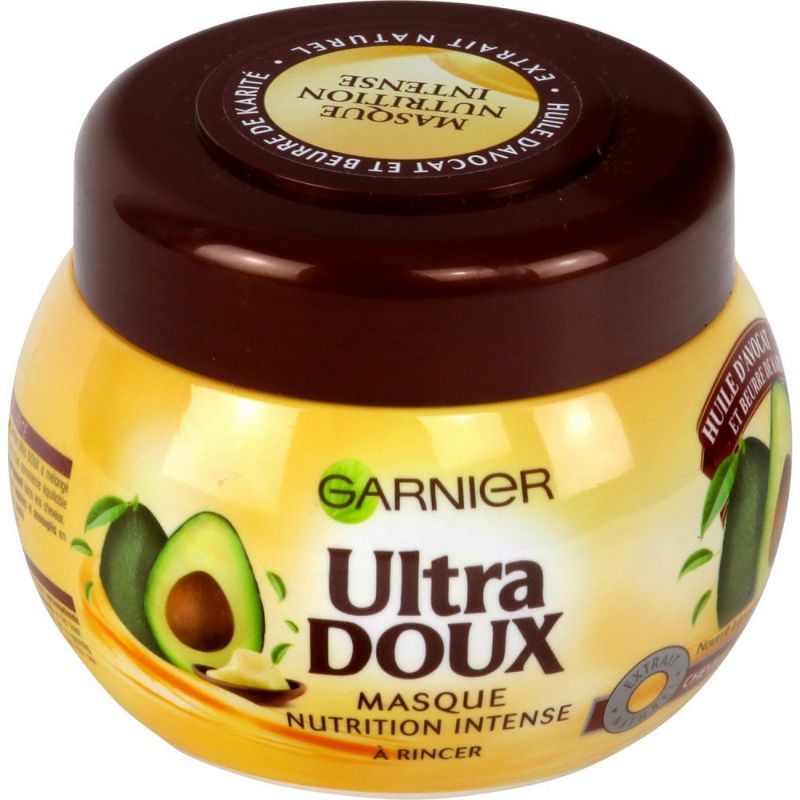 Kem ủ tóc Garnier Ultra Doux chuyên trị tóc hư tổn
