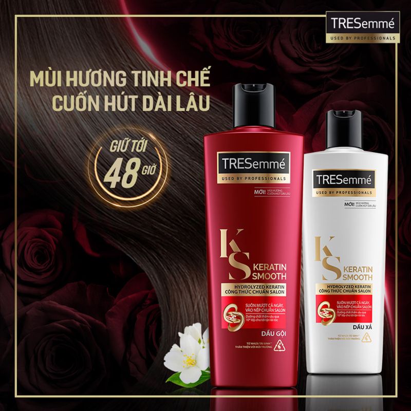 Dầu gội TRESemmé Keratin Smooth có giá 235.0000 đồng/ chai 850g