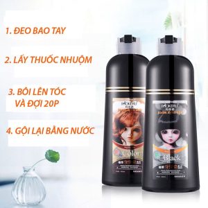 Dầu gội nhuộm tóc Mokeru