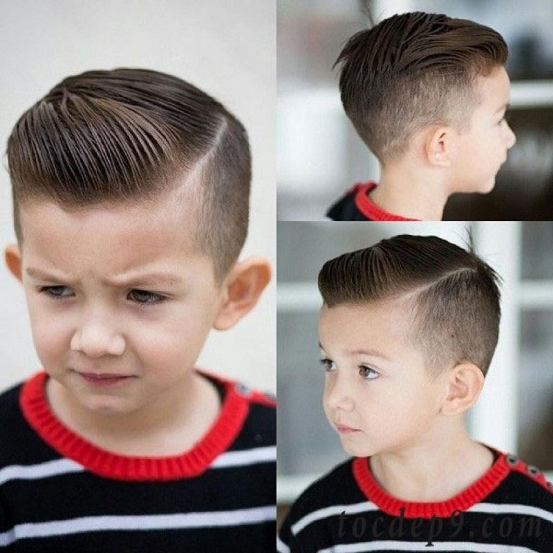 Kiểu tóc Pompadour ngắn vuốt dựng