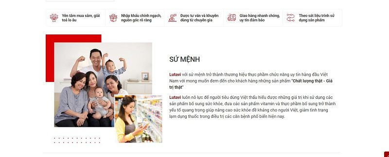 Cùng LutaVi xóa tan nỗi lo về thực phẩm chức năng kém chất lượng 6 Lutavi cung cấp sản phẩm chất lượng cam kết hàng chính hãng