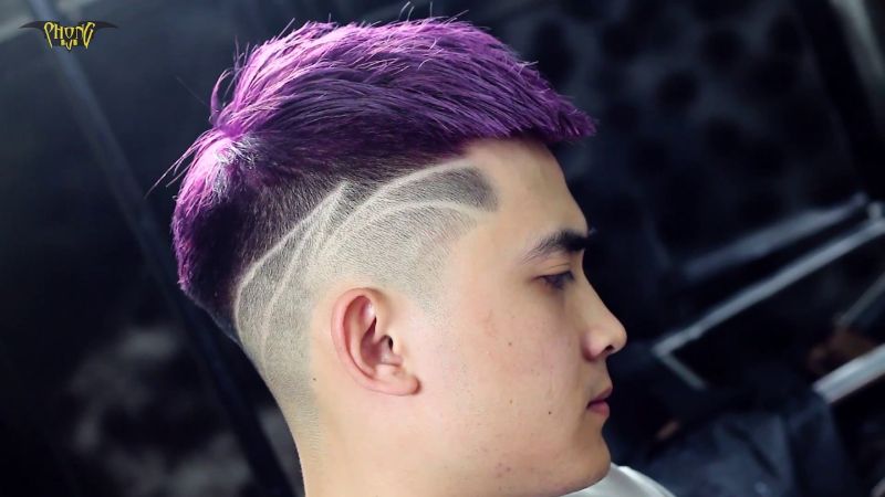 Kiểu tóc Mohican cho khuôn mặt vuông