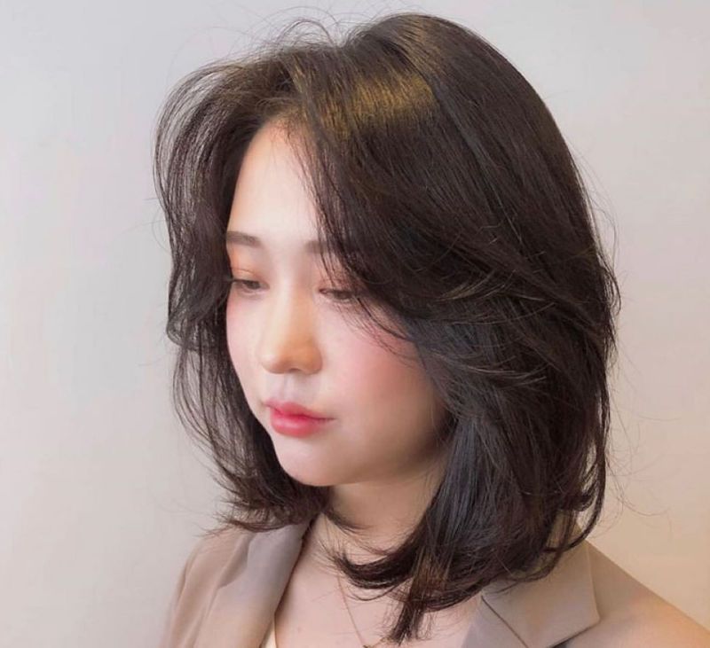 Kiểu tóc hai mái Hàn Quốc