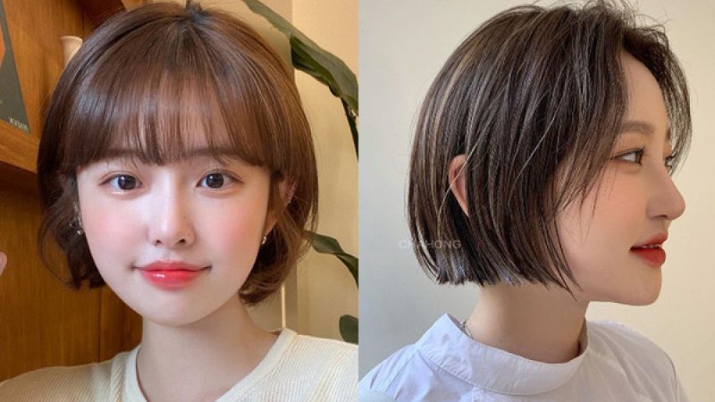 Kiểu tóc ngắn Hàn Quốc ấn tượng